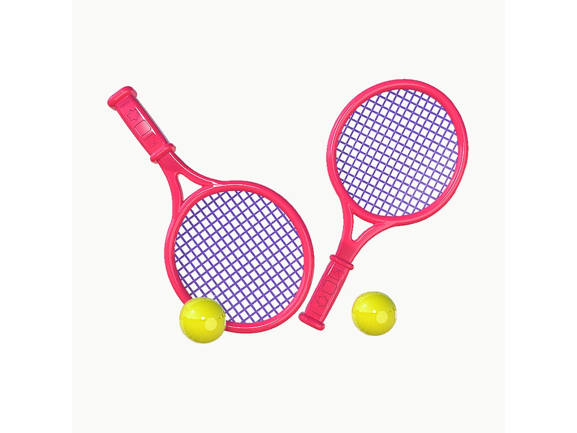 Raquete de Badminton para Crianças Conjunto de Raquetes de Badminton para Crianças com Badminton para Jogadores Iniciantes de Esportes JEDBESETZT