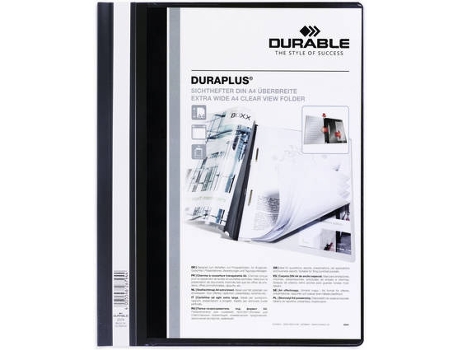 Classificador com Ferragem Duraplus®, A4, Preto