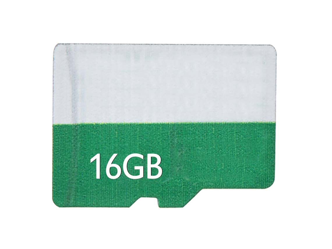 Cartão De Memória Flash Micro Sd Tf Verde Para Tablet, Celular E Gps Luz Dourada (16gb)