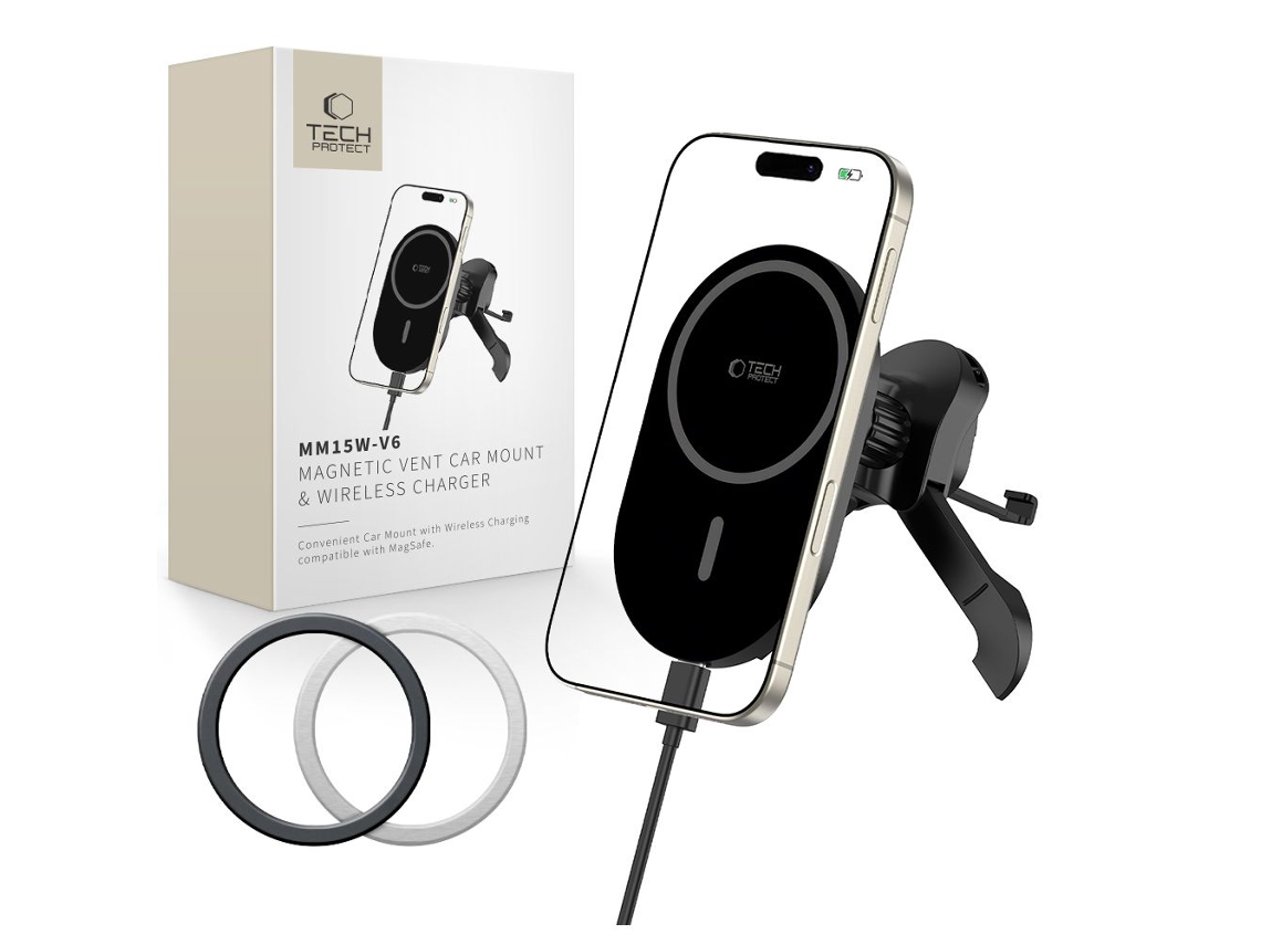 Suporte Magnético TECH PROTECT para Carregador Sem Fio Magsafe 15w