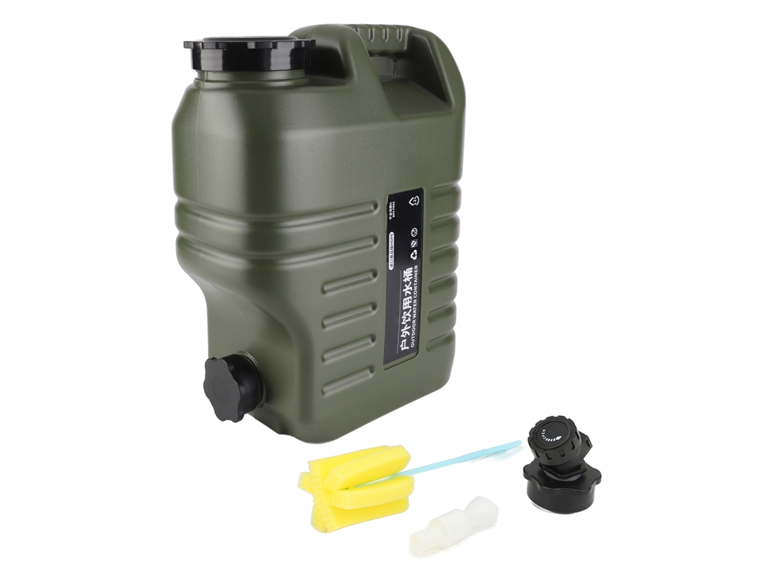 Cubo de Água 12l com Torneira para Camping e Emergências