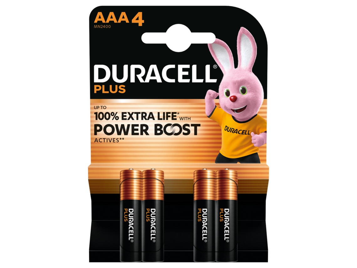Pilha Duracell 10x4 Duracell Plus Aaa