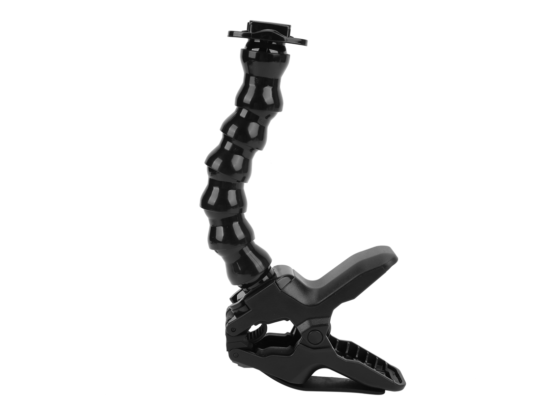Action Camera Flexible Clamp Mount With Adjustable 8 Section Gooseneck Set Accessory LAXISCREED