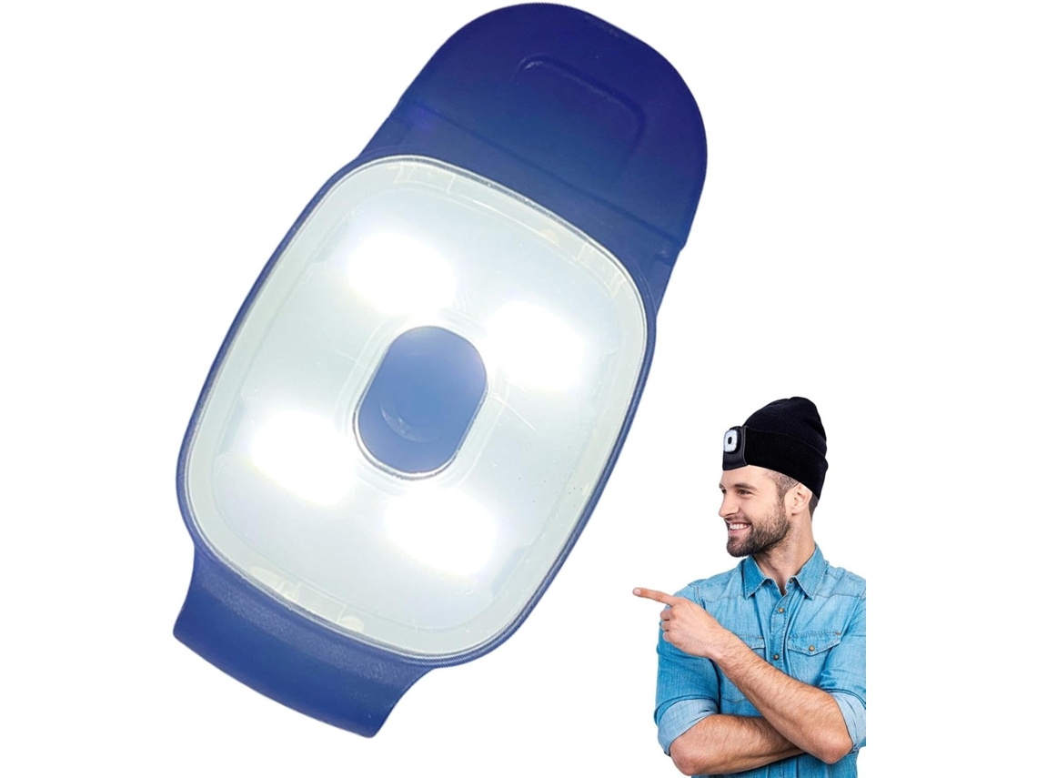 Luzes Portáteis Para Corrida, Lanterna Recarregável Com Clipe, Pequena.