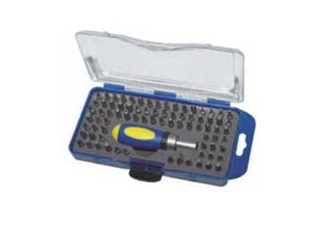 Conjunto de Pontas de Chave de Fenda com Cabo 79 Peças Cmango Oferta Exclusiva