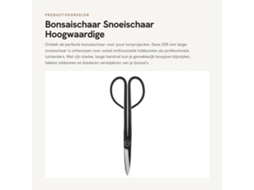 Snoeischaar 205 Mm - Tuingereedschap - Hoogwaardig Staal - Nauwkeurig Gesneden - Duurzaam Gebruik