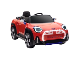 Carrinho elétrico para crianças +3 anos, modelo Mini Concept Aceman, com controle remoto, vermelho