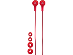 Auriculares com Fio GOODIS Com Microfone (In Ear - Microfone - Vermelho)