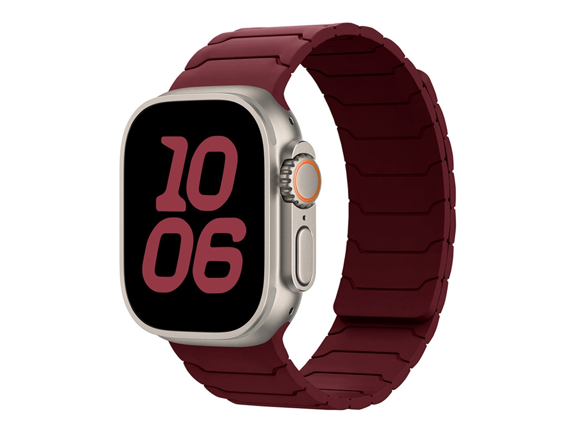 Bracelete Para Apple Watch 42/44/45/46/49mm Claret Cuich
