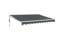 Toldo Retrátil Automático 3,5x2,5 M Antracite MAISON EXCLUSIVE