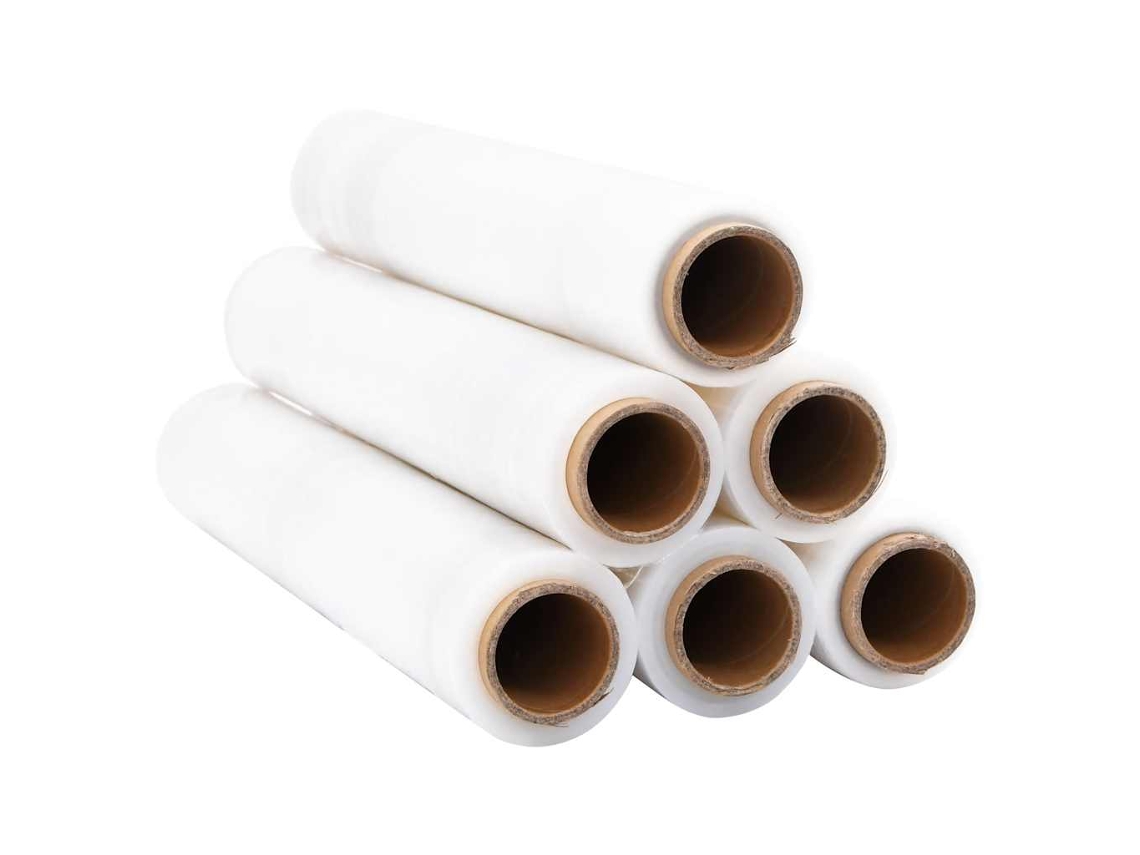 Stretch Film, Stretch Films Vidaxl Transparente Polietileno (50 Cm X 300 M (23 Μm De Espessura))