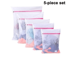 Saco para roupa suja com zíper pacote com 5 BRILVIBERA
