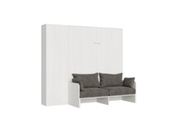 Cama de Casal Sofà Kentaro Ash Coluna Esquerda ITAMOBY Branco (220x100x123cm)
