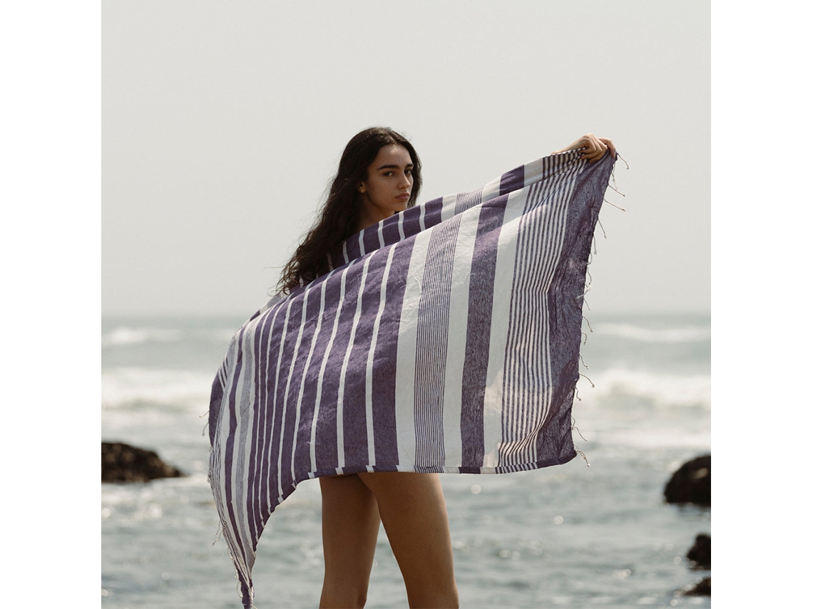 Pareo Rayas Beach (90X170 cm) - Rosa