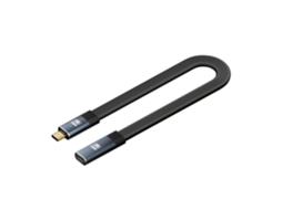 Cabo Usb Type-c Macho Para Fêmea De 100 W, Carregamento Rápido Power
