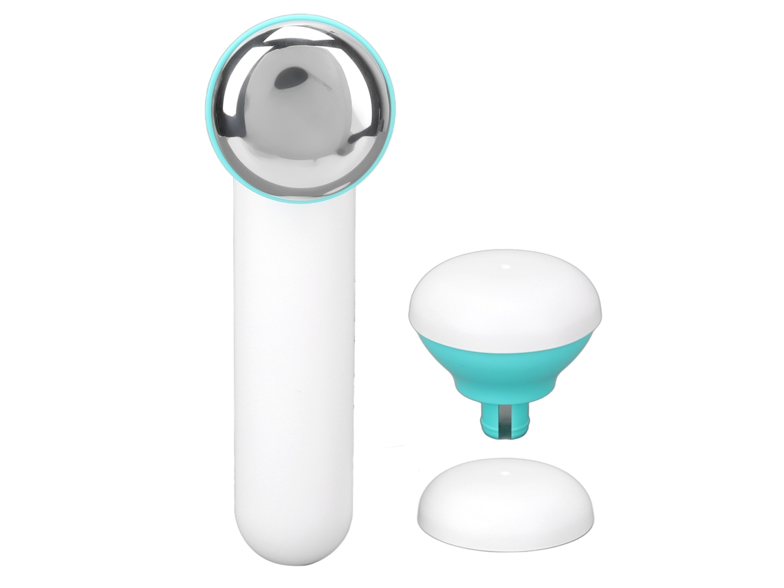 Rodillo De Hielo Portátil Para Masaje Facial, Reduce Hinchazón Y Abre Pores, Color Verde Claro