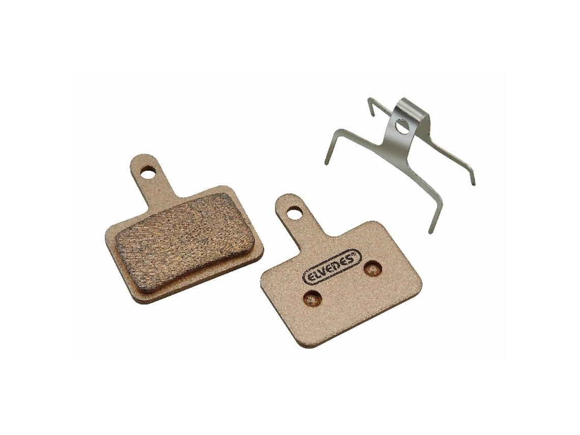 Par de pastilhas de travão de bicicleta metálicas Elvedes Shimano BR-M375, M415-M495, M515, M525