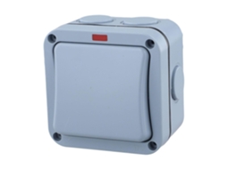 20a, 88x 88mm, Abs, Ip66, À Prova D Água, 1 Faixa, Interruptor Externo, Caixa De Junção Resistente Às Intempéries