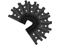 Fácil Instalação, Design Com Furo Para Cinto, 10 Presilhas De Metal, Material De Ferro Preto, Fixação Forte Para