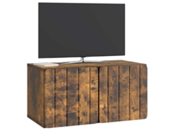 Gabinete de TV Parede Carvalho Fumado 59,5x31x30 Cm MAISON EXCLUSIVE