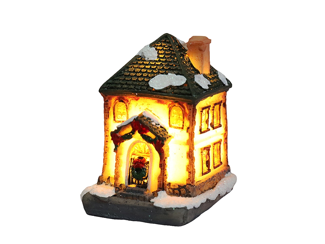 Led de Natal em Resina com Casa LAXISCREED