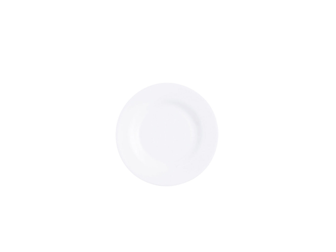 Conjunto de Pratos Arcoroc Intensity Branco 6 Unidades Vidro 16 Cm