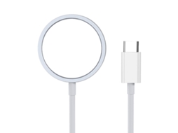 Cargador Sem Fio Rápido De 15w Com Ataque Magnético Para Telefone Com Cabo De 1m