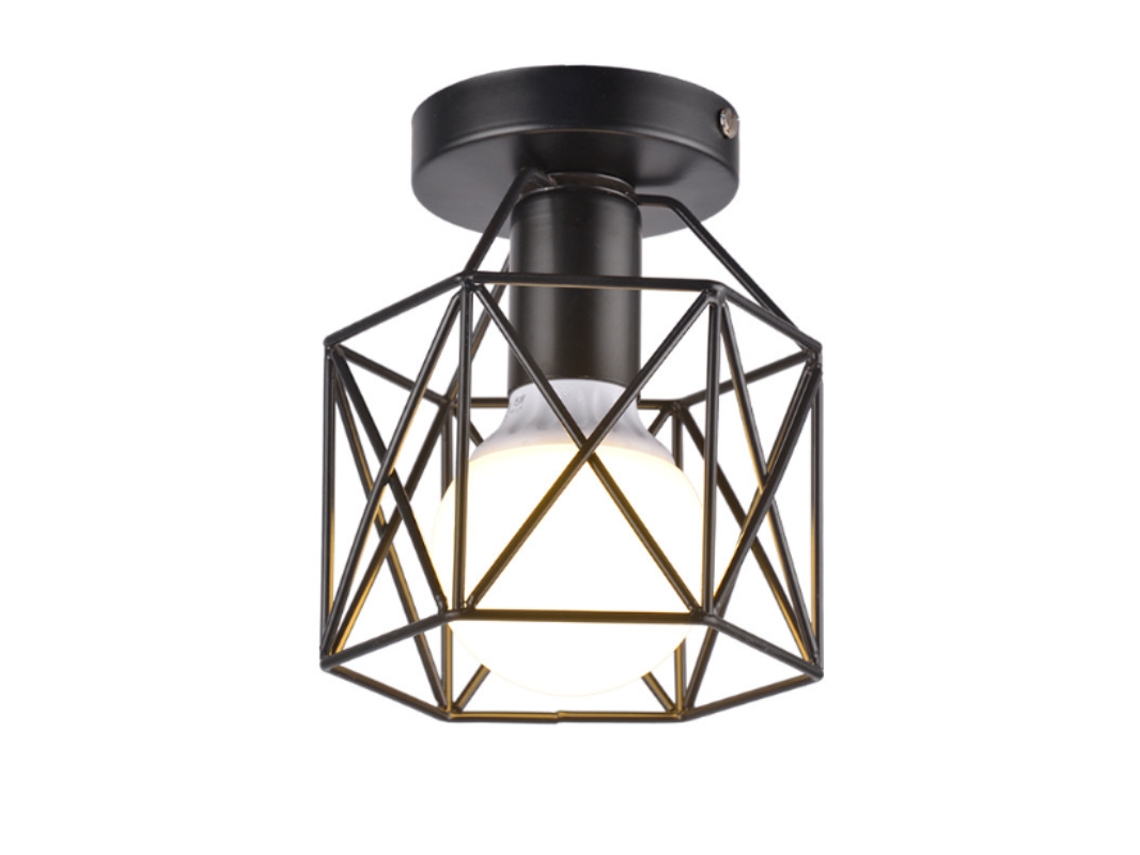 Luminária De Teto Criativa Em Estilo Retrô Industrial (lâmpada Não Incluída)