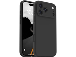 Capa Magsafe Fina Para Iphone 17 Pro Com Silicone Líquido Macio E Resistente A Impactos yde Iphone 17 Pro Preto Iphone 17 Pro