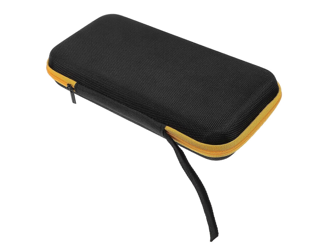 Bolsa para Transporte de Console Jogos, Estojo Jogos Portátil, Minimalista, Preta, 23,50 X 12,00 4,00 Cm, 1 Unidade GOKOCO