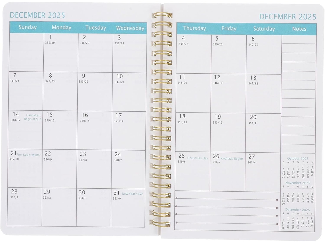 Caderno/agenda com Calendário Mensal Papel de e Acadêmico para CHABERLU