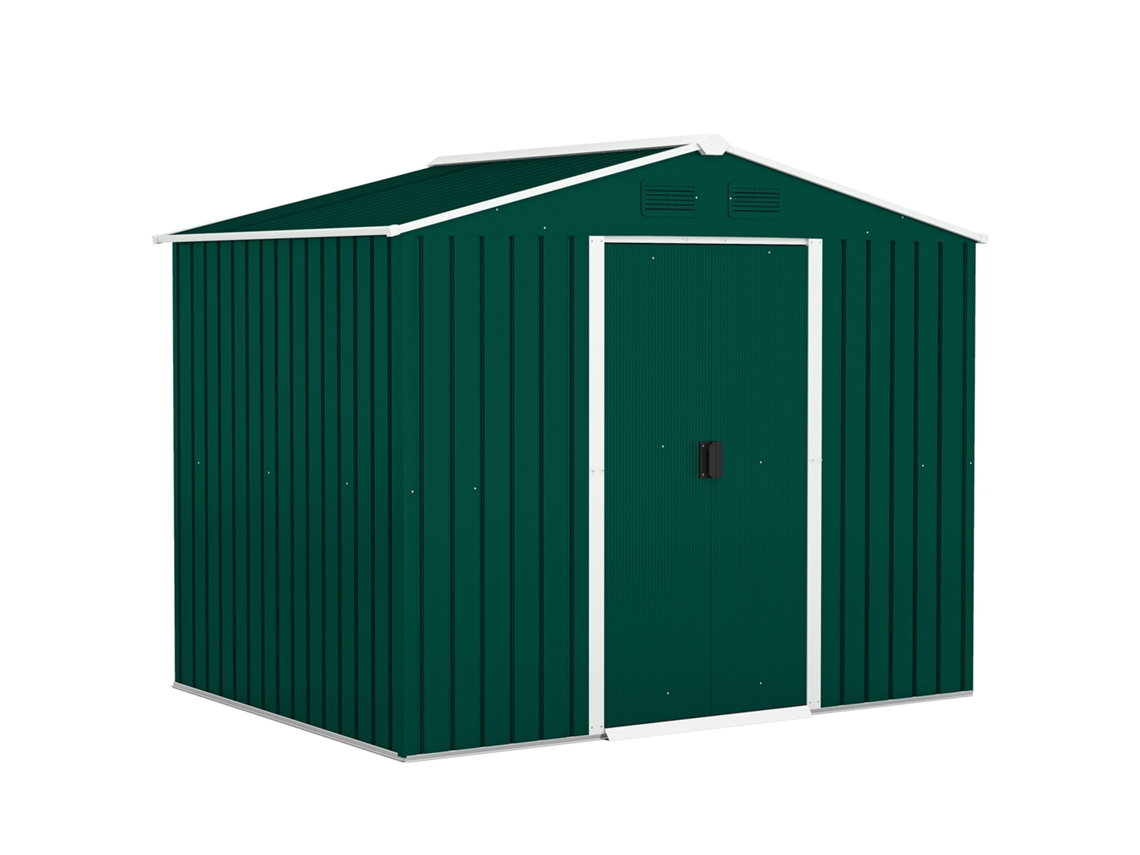 Abrigo 236x174x190cm Para Ambientes Residenciais Design Moderno E Prático Durável E Resistente Fácil De Instalar Ideal Para Organização Erde