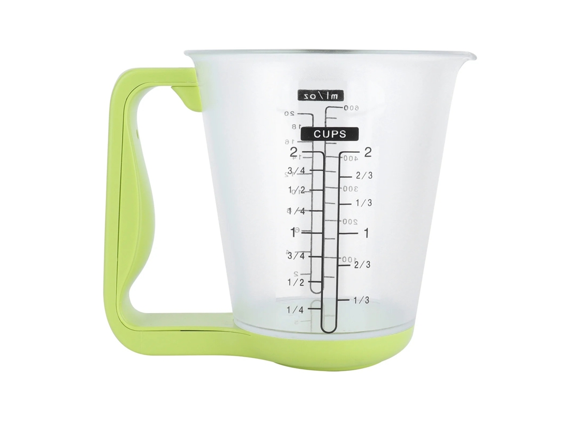 Copo Medidor Eletrônico Balança De Cozinha 1kg / 0,1g 600ml Lcd Função Tara Doméstica Acessório Para Churrasco