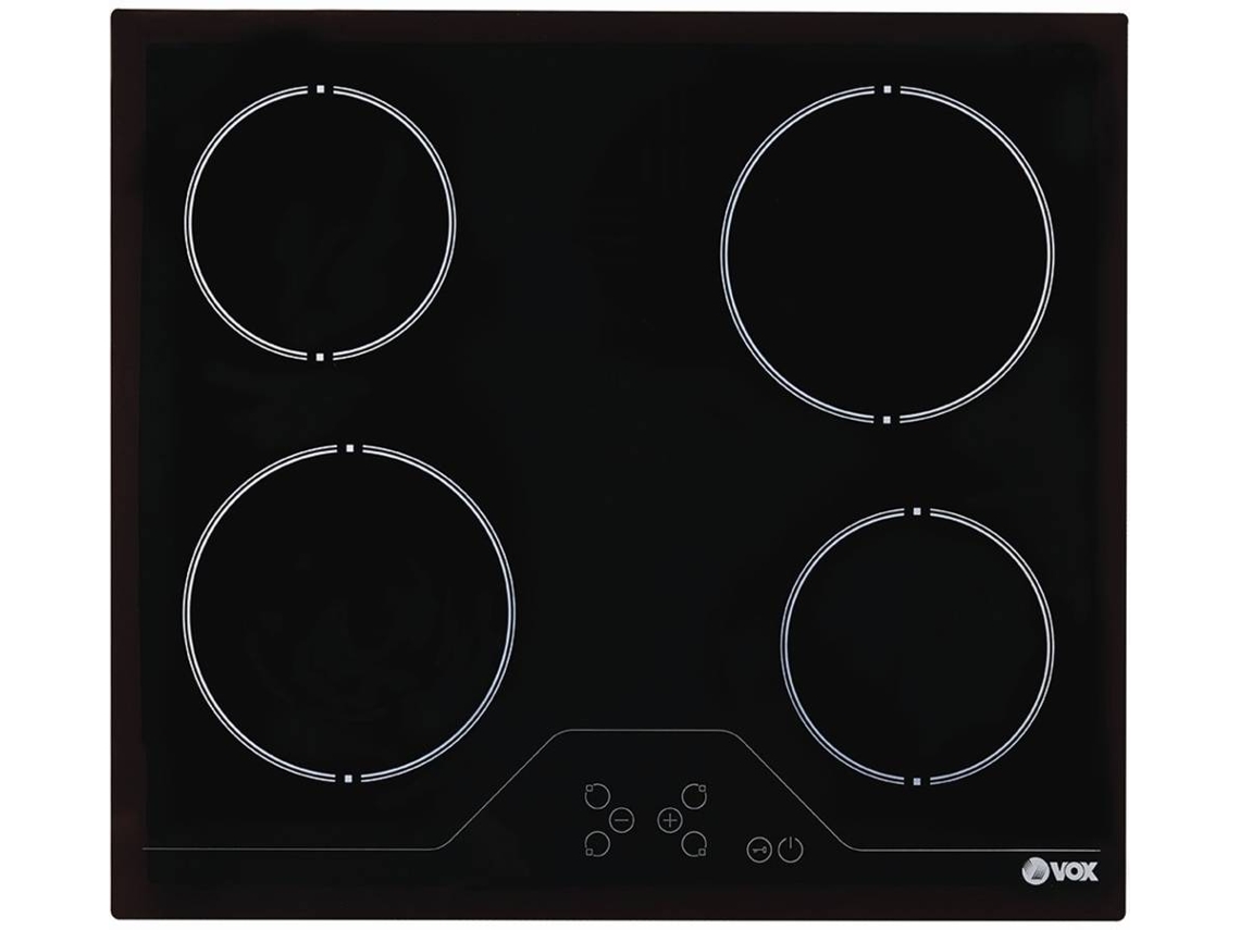 Placa de Vitrocerâmica VOX EBC 400DB (Elétrica - 59 cm - Preto)