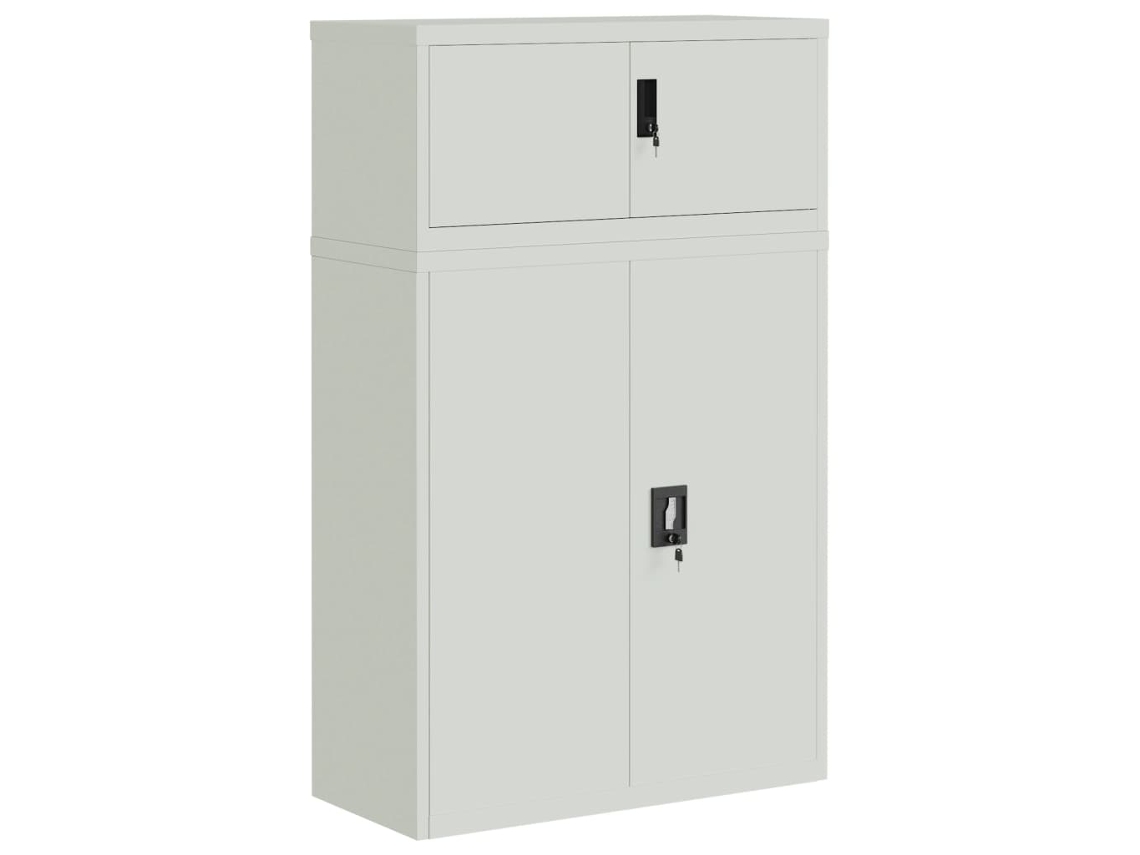 Arquivo 90x40x145 Cm Aço Cinzento light MAISON EXCLUSIVE
