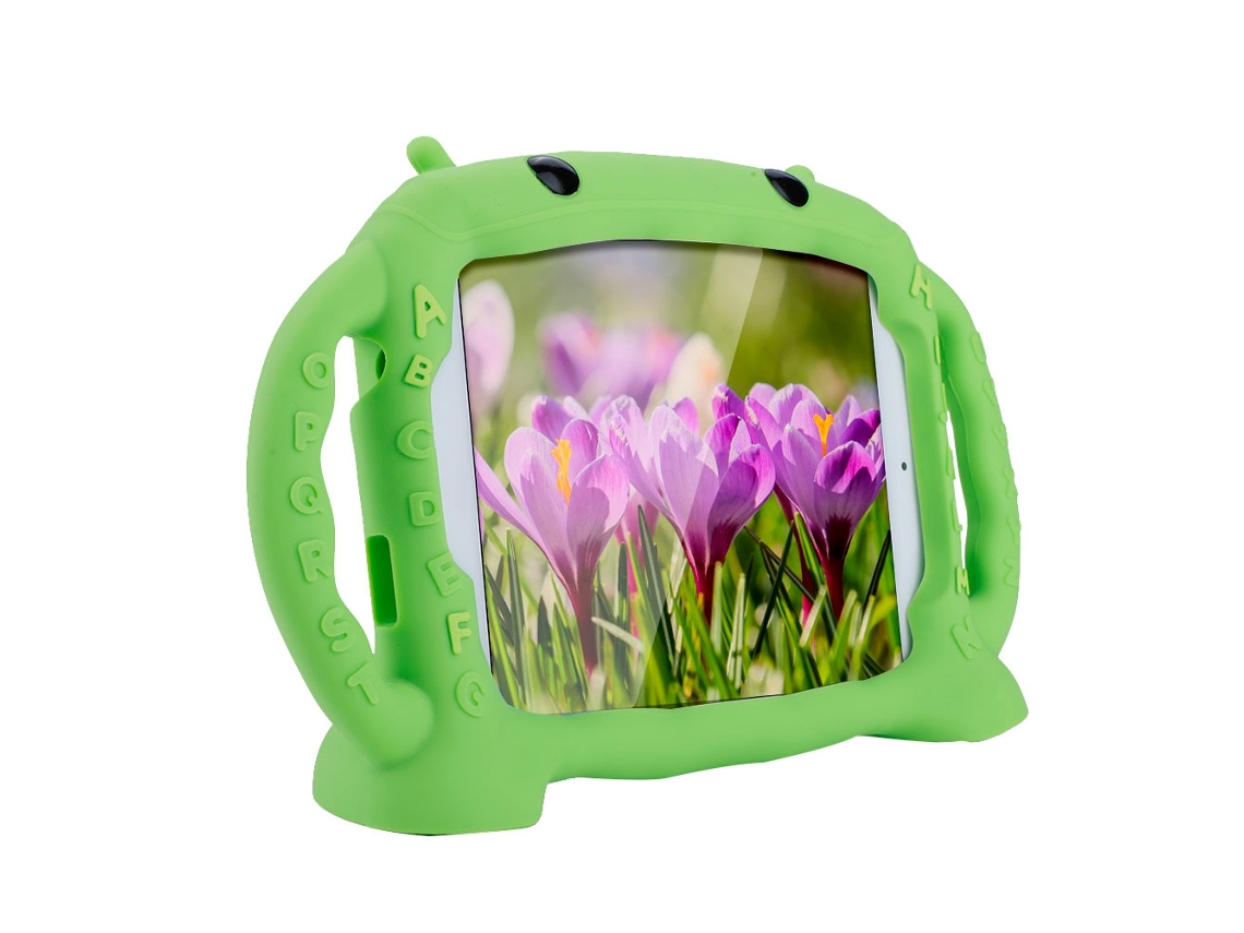Capa De Silicone Antichoque Com Suporte Para Tablet Infantil Samsung 7 Polegadas.