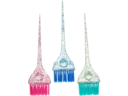 Conjunto De 3 Pincéis Transparentes Para Tintura Cabelo Homoyoyo, Acessório Para Estilizar Cabelo, Cerdas Flexíveis
