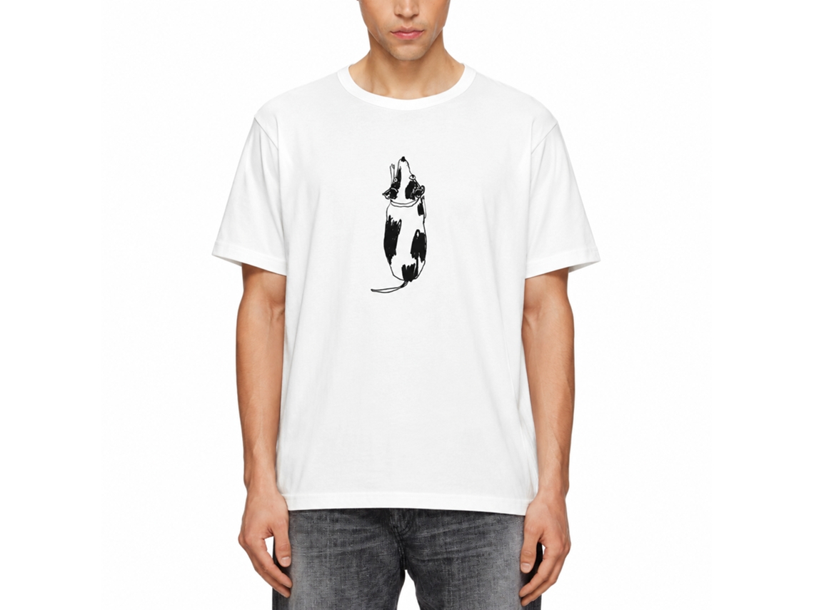 Rockinstone Walking Away From My Problems Made By Harriet White T-shirt Unique Designer Style