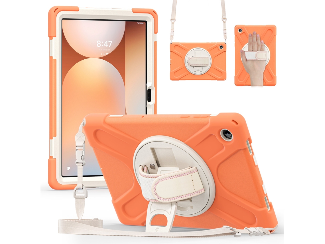 Tressino Capa Tablet Para Samsung Galaxy Tab A11 Plus 11 Polegadas (2025) Resistente A Quedas, Laranja