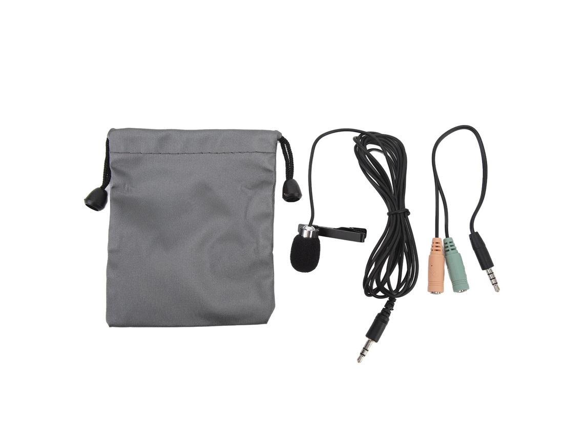 2026 micrófono Lavalier Clip On para Camisa, Micrófono Lapel Profesional Mini Portátil