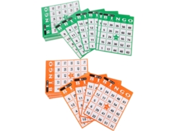 Cartelas de Bingo de Cores Aleatórias, Pacote com 60 Unidades Exclusivas de Materiais Educativos para Jogos para Meninos e Meninas CHABERLU
