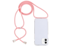 Lurelia Capa Com Cordão Iphone 16 Plus Acrílico Airbag Antichoque