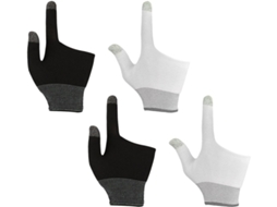 Lurelia Dedeiras Gaming Para Ecrã Tátil 2 Pares, Nylon, Grafeno, Sensível Ao Toque, Leve, Para Gaming Móvel E Ecrãs Táteis