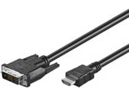 Cabo HDMI GOOBAY (HDMI - DVI - Preto)