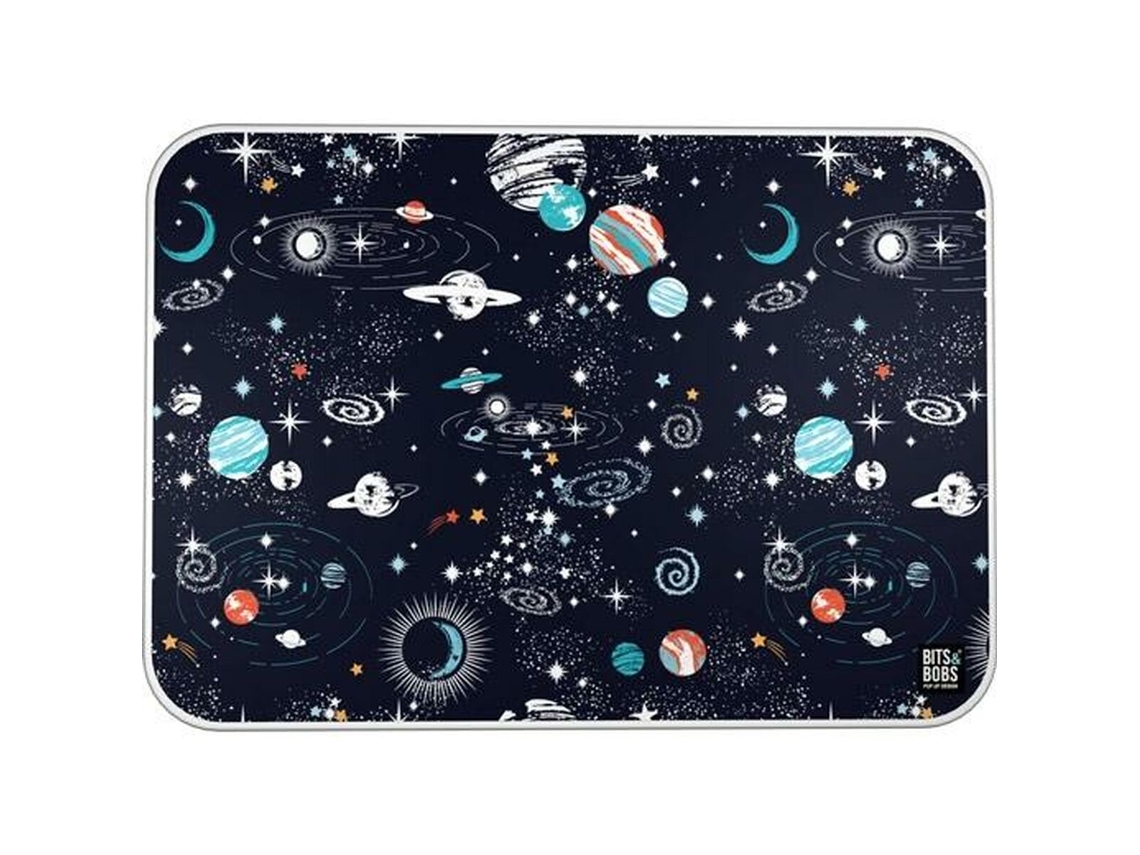 Tapete De Rato Bitsbobs Cosmos Multicolor Pvc 47 X 33 Cm