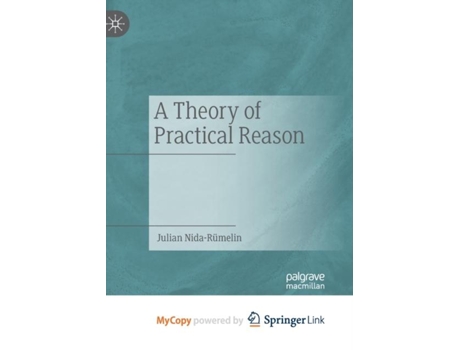 Livro A Theory of Practical Reason de NidaRumelin Julian NidaRumelin (Inglês)
