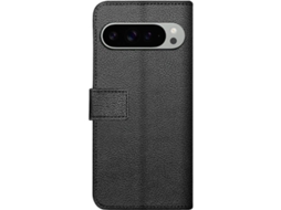 Just In Case Pu-couro Book Capa Preto Google Pixel 9 Pro Xl