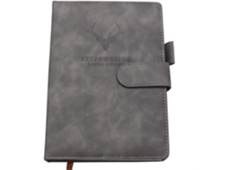 Caderno A5, 360 Páginas, Capa Dura Em Couro Sintético, Com Porta-caneta, Perfeito Para Escritório, Escola, Casa, Negócios, Escrita-aquaforge