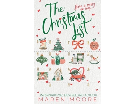 Livro The Christmas List de Maren Moore (Inglês)