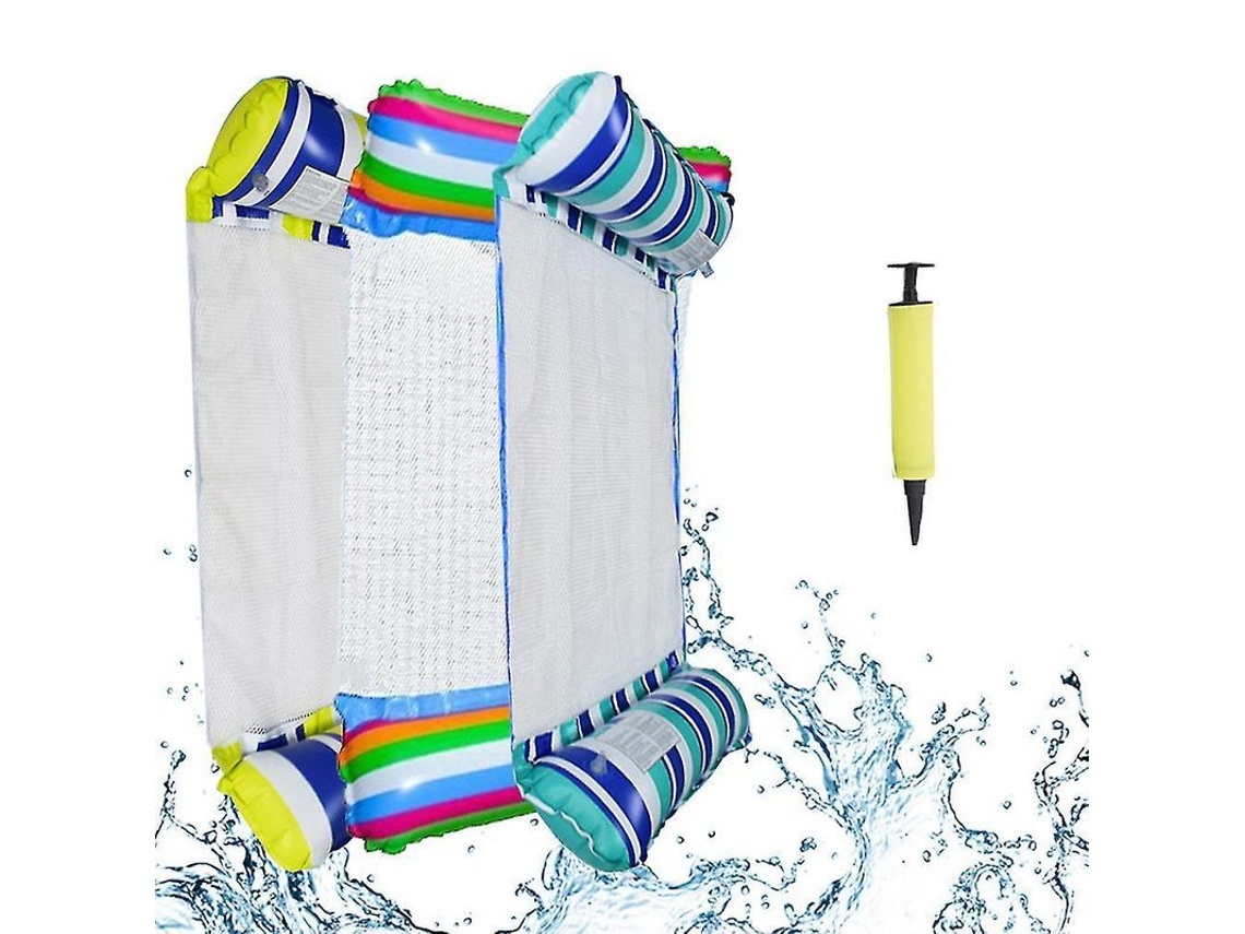 Flutuador de Piscina Multipropósito com Tecido Confortável, Fácil de Inflar/desinflar e Portátil para Viagens e Presentes de Verão Style2